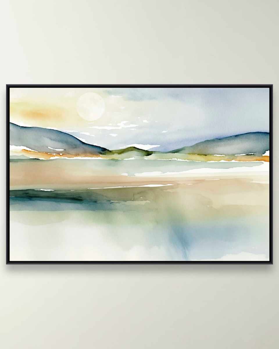 "Hillside Haven 1" Framed Giclee
